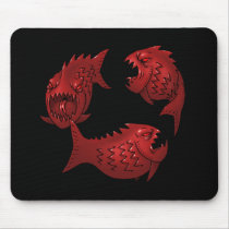 Red Fish mousepads by Volcanokitten Red Fish mousepads