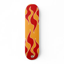 Red Flame Board skateboards by BulldogHavenNW Red Flame Board skateboards