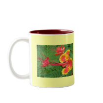 Red Flame, Life is beautiful!!! mugs