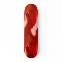 red flame custom skateboard