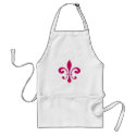 Red Fleur De Lis aprons by figstreetstudio Red Fleur De Lis aprons