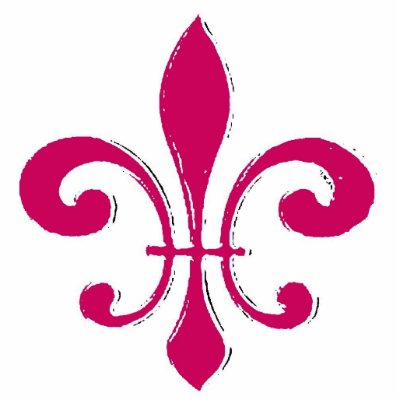 Red Fleur De Lis Photo sculpture by figstreetstudio
