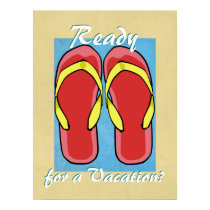 Red Flipflops Poster posters by Customizables Red Flipflops Poster posters