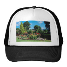 Red Floral bed, Bristol Zoological Gardens, Englan Mesh Hats