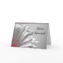 Red Floral Highlights Marriage Announcement