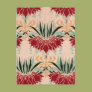 Red Floral Nouveau Post Card Red Floral Nouveau Post Card
