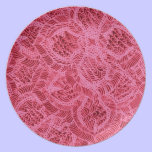 Red Floral Patio Plate plates