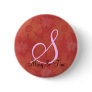 Red Floral Splendor- Monogram: Buttons