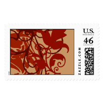 Red Flourish Stamp