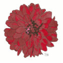 RED FLOWER (alternate) photo sculptures