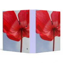 Red Flower and Blue Sky Binder