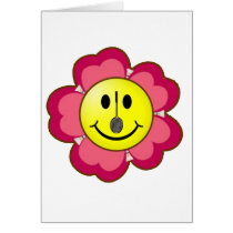 Red Flower Badminton Smiley