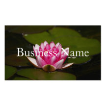 Red Flower Business Card
