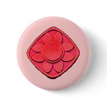 red flower buttons