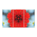 Red Flower Canvas Gallery Wrap Canvas