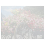 Red Flower cart, La Clusaz, France flowers Customized Letterhead