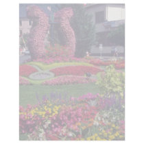Red Flower Harp In Central Park, Haute Savoie flow Custom Letterhead