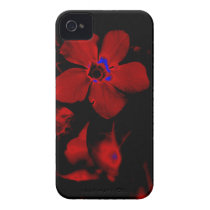 Red Flower iPhone 4 Case