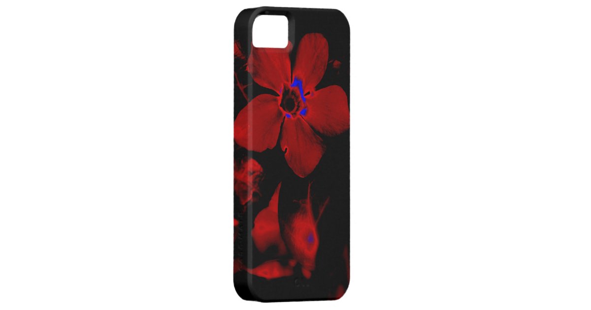 Red Flower iPhone 5 Case Zazzle