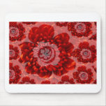 Red Flower Journey - Fantasy Worship World Mouse Pads