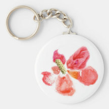 Red Flower Keychains
