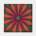 Red Flower Magnet