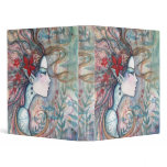 Red Flower Mermaid Binder by Molly Harrison