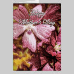 Red Flower  Mother's Day Card