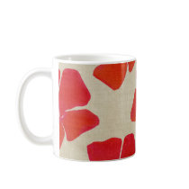Red Flower Mug