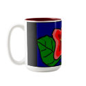 Red Flower mug