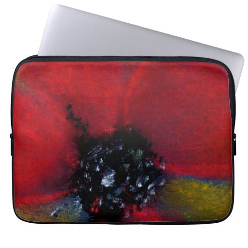 Red Flower, Poppy. Laptop Sleeves
