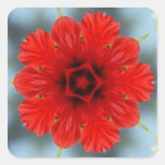 Red flower Sticker