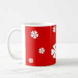 Red Flower tropical Coffee Mugs