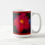 Red Flower Vine Coffee Mug