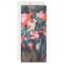 Red-flowered Shrub Custom Rack Cards