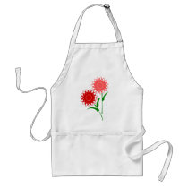 Red Flowers aprons by Vanityz Red Flowers aprons