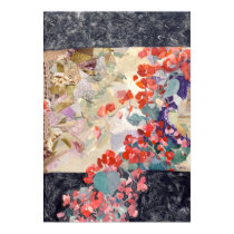 Red Flowers Art Print by ShouShou Red Flowers Art Print