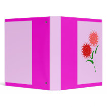 Red Flowers binders