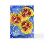Red Flowers ~ Greeting Card