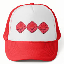 Red Flowers hats