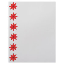 red flowers letterhead by DonnaGrayson red flowers letterhead