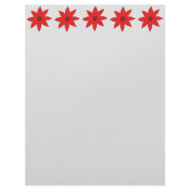 red flowers letterhead by DonnaGrayson red flowers letterhead