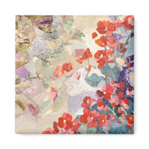 Red Flowers Magnet