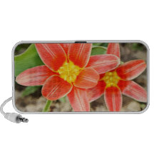Red Flowers Mp3 Speakers