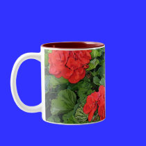 red flowers mugs