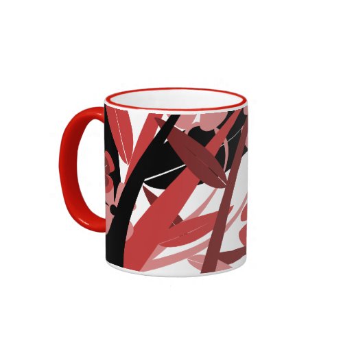 Red Flowers Mug zazzle_mug