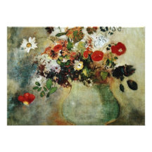 Red Flowers, Odilon Redon flowers Announcements