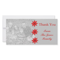 Red flowers photo cards by DonnaGrayson Red flowers photo cards