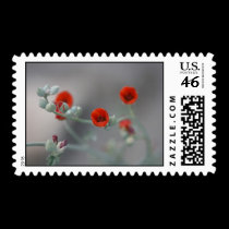 Red Flowers Postage postage