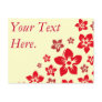 Red Flowers Post Cards